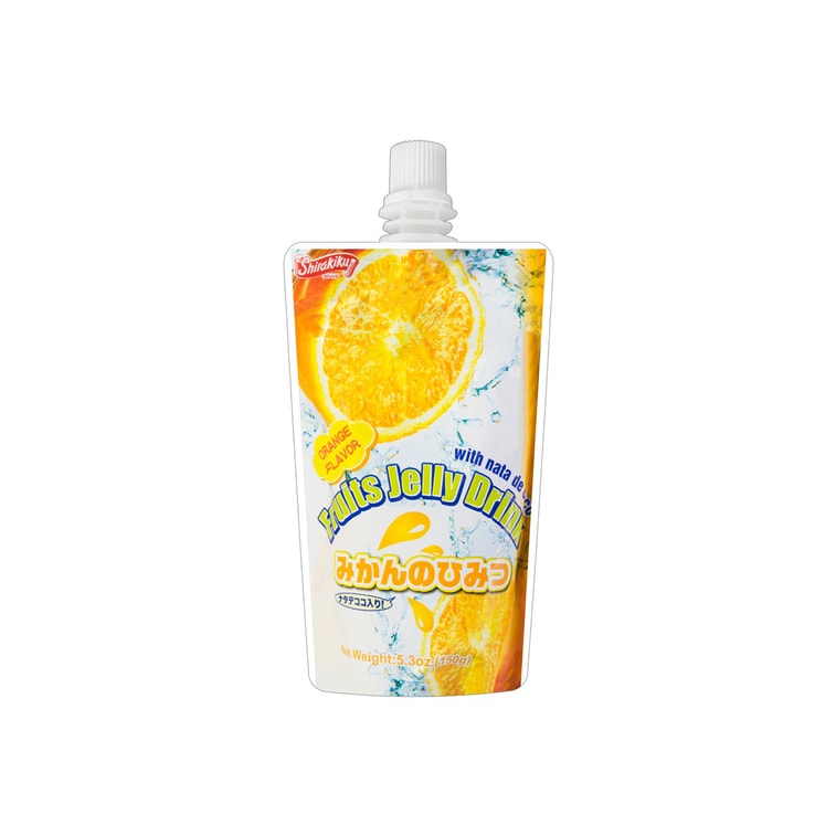 Shirakiku Fruits Jelly Drink Orange Flavor