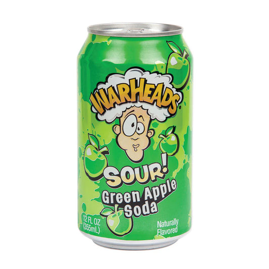 Warheads Sour! Green Apple Soda