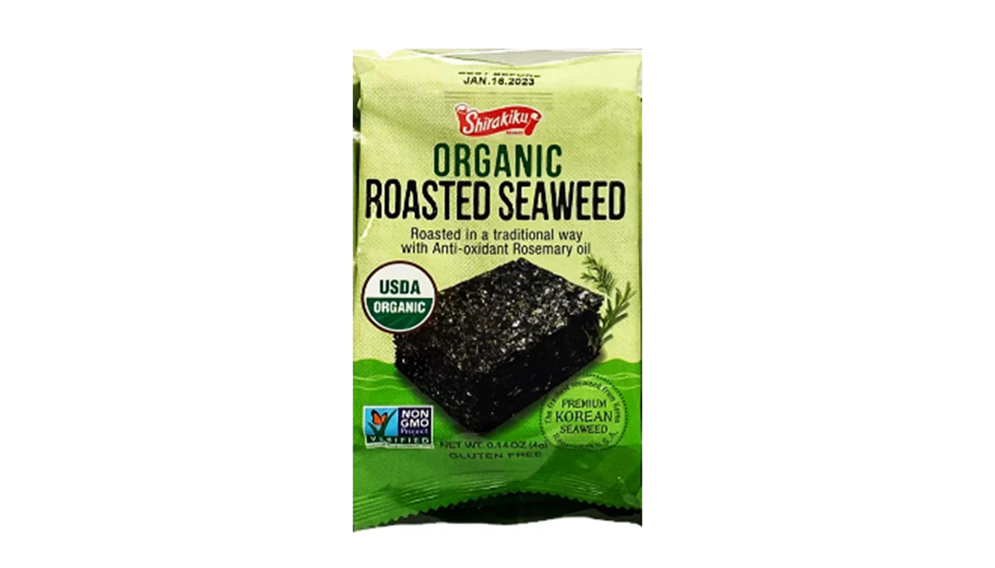 SHIRAKIKU Organic Roasted & Seaweed