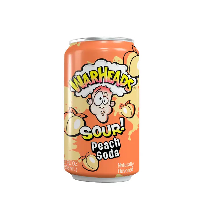 Warheads Sour! Peach Soda