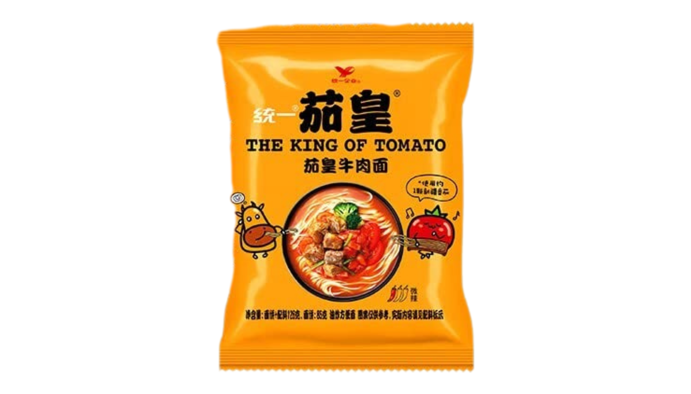 Unif The King of Tomato Instant Noodle Soup - Eggplant Flavor