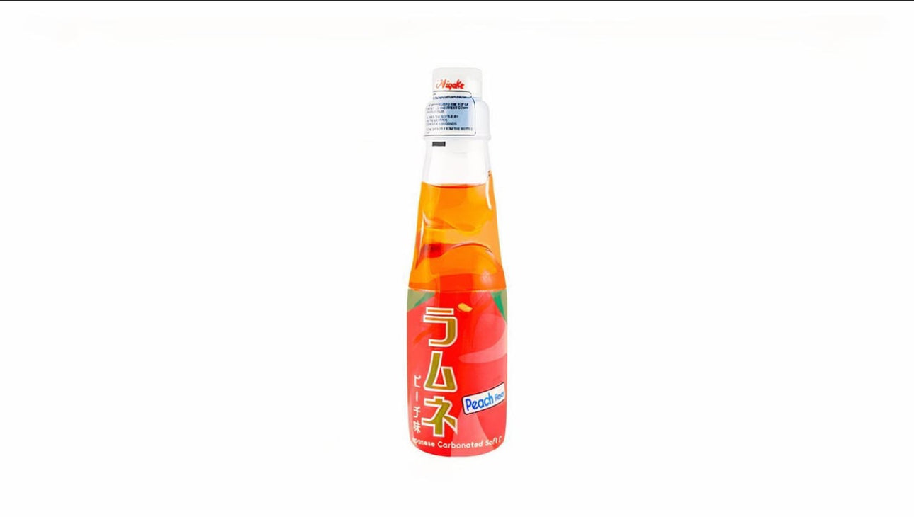 Miyako Ramune Soda -
Peach Flavor