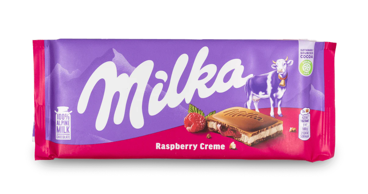 Milka Raspberry 100g